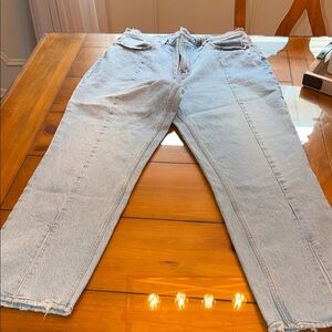 Abercrombie & Fitch Women's Light Blue Flare Jeans